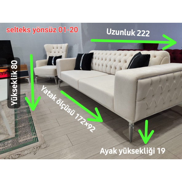 Lidya Koltuk Takımı (3+1) - 3