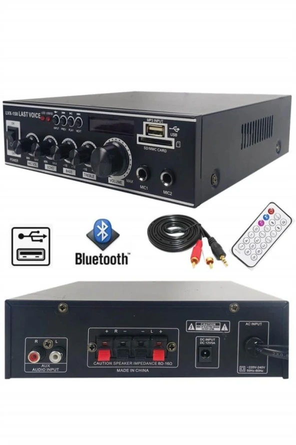 Lastvoice Ekonomi Wall Paket-2W Anfi ve Duvar Hoparlörü Seti (1 ANFİ + 2 HOPARLÖR) - 2