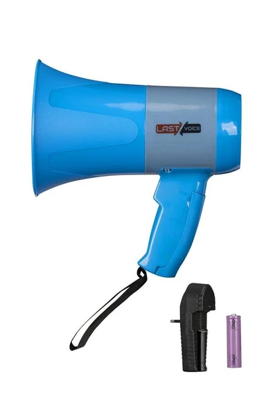 Lastvoice Mgf-50 Usb Şarjlı EL Megafon 50 Watt Kayıt Usb Siren (Şarj Aleti İçerisinde) - Resim 3