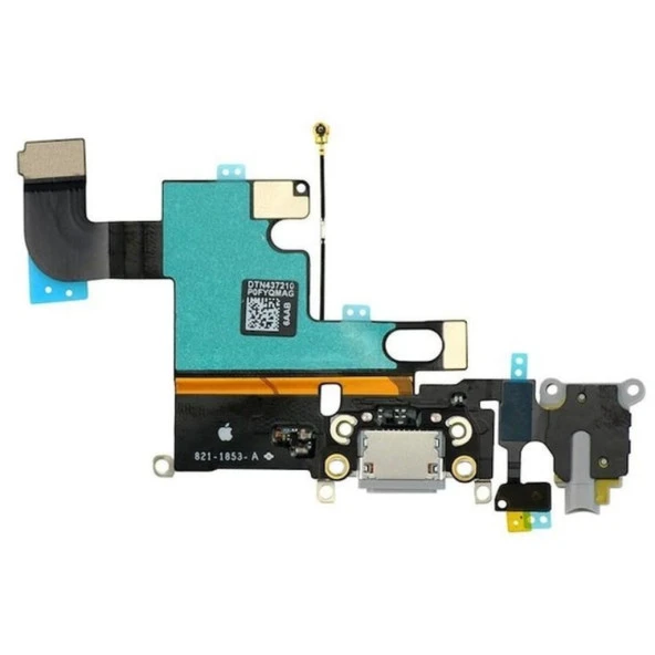 iPhone Uyumlu 6 Şarj Ve Kulaklık Soket Film - Gold