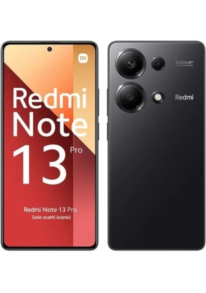 Xiaomi Redmi Note 13 Pro 12GB Ram 512GB Siyah Cep Telefonu (Xiaomi Türkiye Garantili)