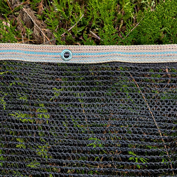 1,3x11 METRE SİYAH KUŞ FİLESİ BALKON PERDESİ HAZIR KOPÇALI KEDİ KORUMA AĞI DOLU FİLESİ MİSİNA FİLE KUŞ ÖNLEME FİLESİ BALKON KORUMA AĞI - Resim 2