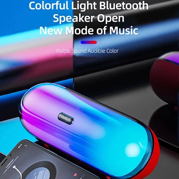 Lenovo TS40 PRO Kablosuz Renkli Taşınabilir Bluetooth Hoparlör - 4