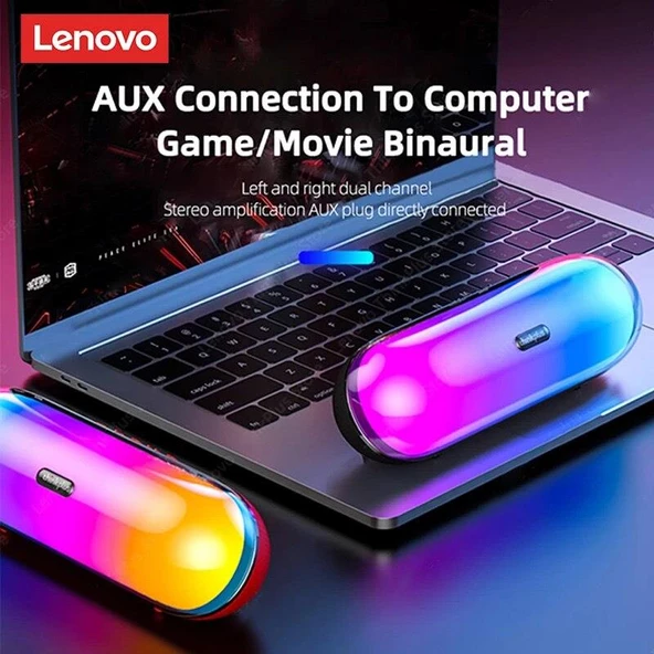 Lenovo TS40 PRO Kablosuz Renkli Taşınabilir Bluetooth Hoparlör - 2