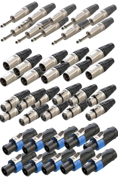 Lastvoice Connection Paket-5 Jak XLR Speakon Konnektör Paketi ürün görseli 1