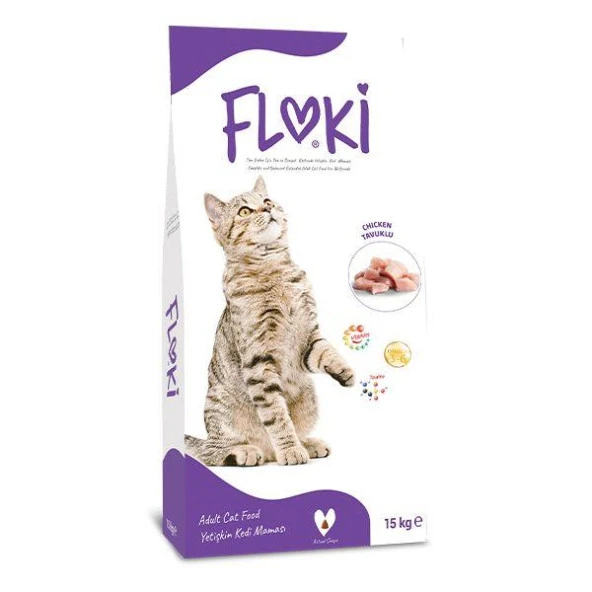 Floki Tavuklu Yetişkin Kedi Maması 15 kg