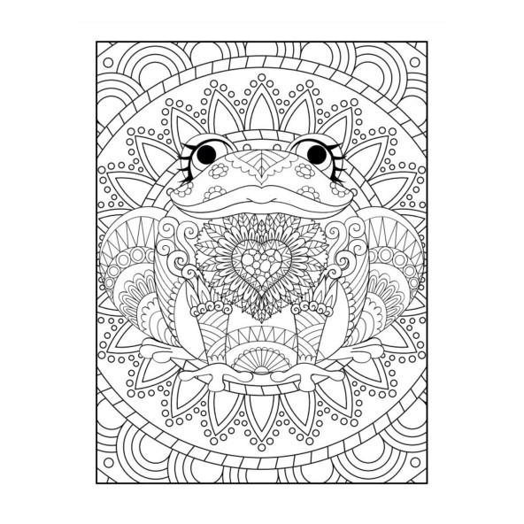 Büyülü Mandala Boyama Kitabı (Herkes İçin) - 3