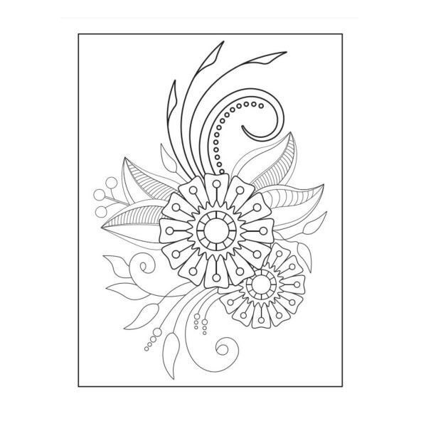 Büyülü Mandala Boyama Kitabı (Herkes İçin) - 4