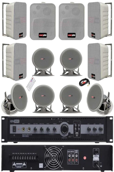 Lastvoice Double Paket-4 Anfili Duvar ve Tavan Hoparlör Seti ürün görseli