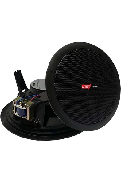 Lastvoice Tvx-6TB Trafolu Alçıpan Tavan Hoparlörü (Siyah 16 cm 30 Watt) ürün görseli