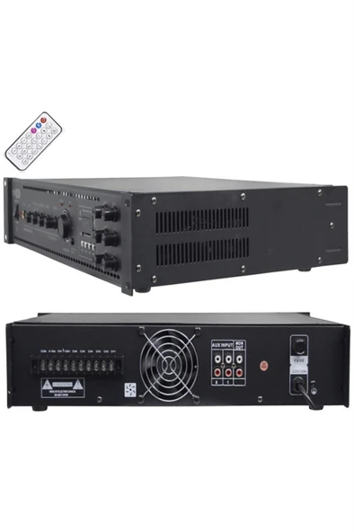 Hepa Merz HM750 - 6 Bölgeli Anfi 750 Watt 6 Zone Mikser Amfi Usb Bluetooth - Resim 3