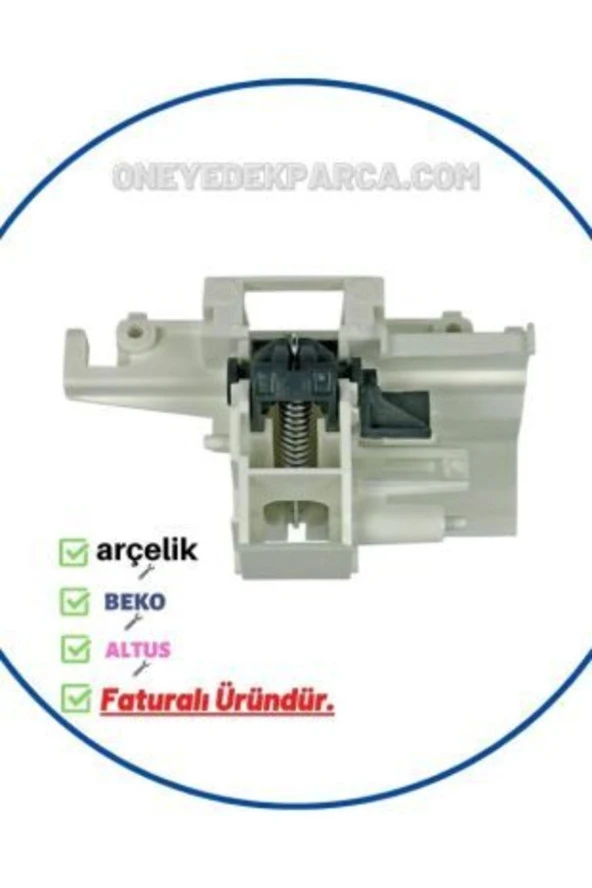 Arçelik 6365 M Bulaşık Makinesi Kapak Kilidi Kapı Emniyet Mekanizması