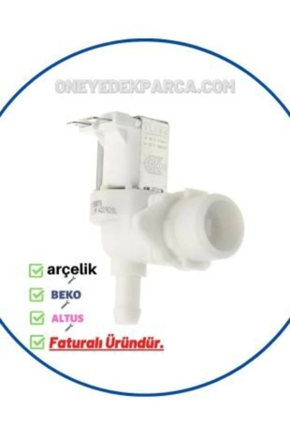 Arçelik 6381 HIT Bulaşık Makinesi Su Giriş Vanası Tekli Ventil ürün görseli 1