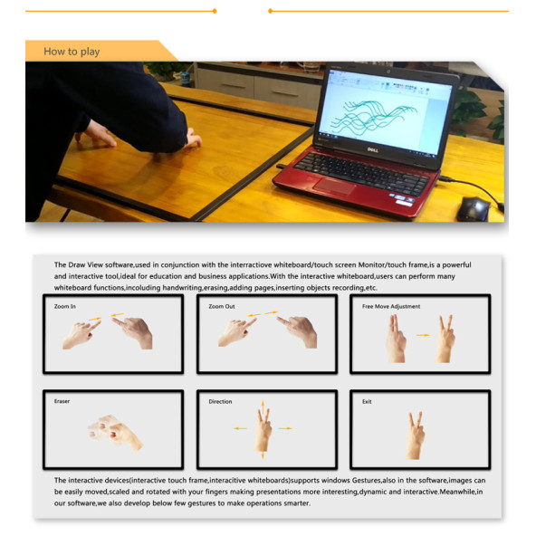 45 İnch Dokunmatik İnfrared Dönüştürücü Çerçeve - 2