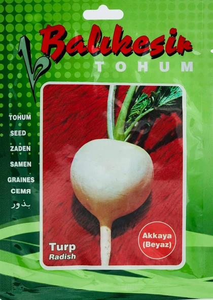 BALIKESİR TOHUMCULUK TURP TOHUMU BEYAZ (25 GR) AKKAYA