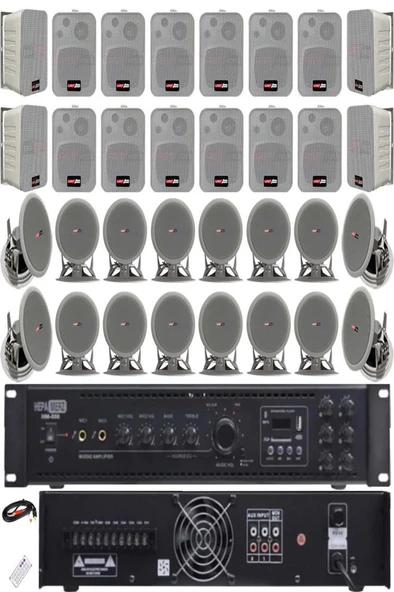 Lastvoice Double Paket-9 Anfili Duvar ve Tavan Hoparlör Seti ürün görseli