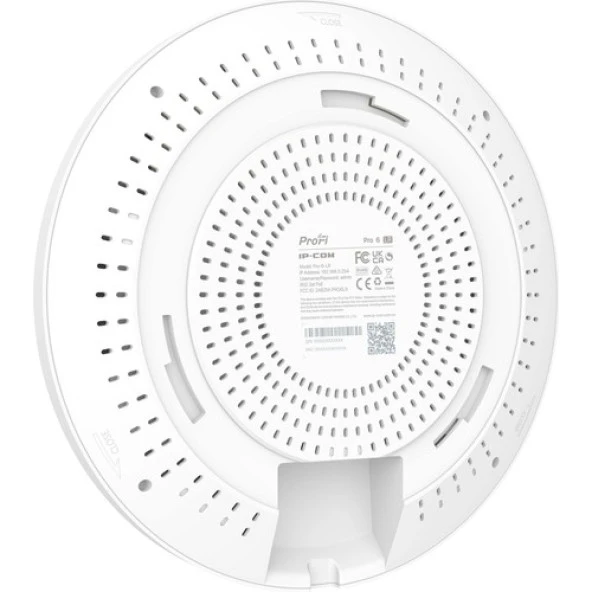 Ip-Com Pro-6-Lr Wi-Fi 6 Indoor 802.11A/B/G/N/AC/AX Dual-Band Long Range Access Point, 2.4ghz & 5ghz - 4
