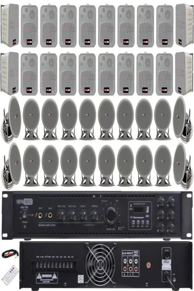 Lastvoice Double Paket-10 Anfili Duvar ve Tavan Hoparlör Seti ürün görseli