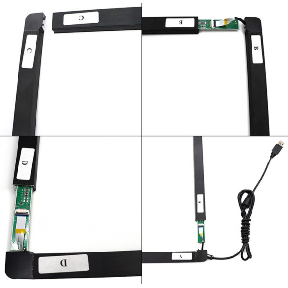 27 inch Monitör İçin Dokunmatik Dönüştürücü İnfrared Çerçeve Paneli - 8