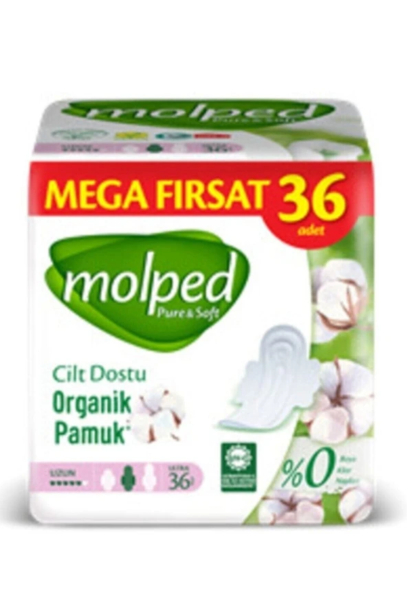 Molped Pure & Soft Mega Fırsat Uzun Ultra 36lı