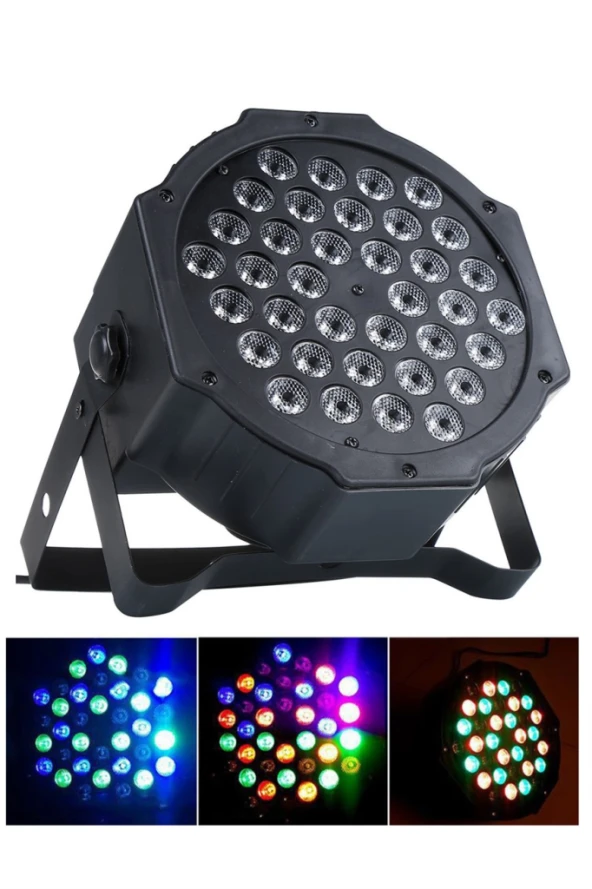 Quenlite Par-136X Led Par Sahne Işık Sistemi 1x36 Watt RGB DMX512 - 2