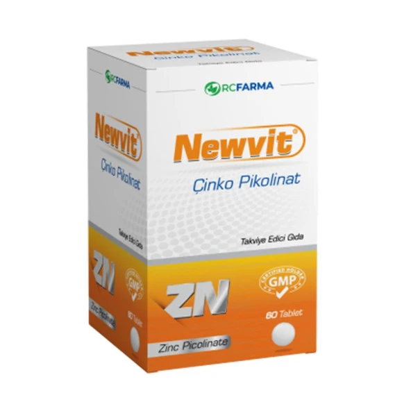 Newvi̇t Çi̇nko Pi̇koli̇nat 15 mg 60 Tablet