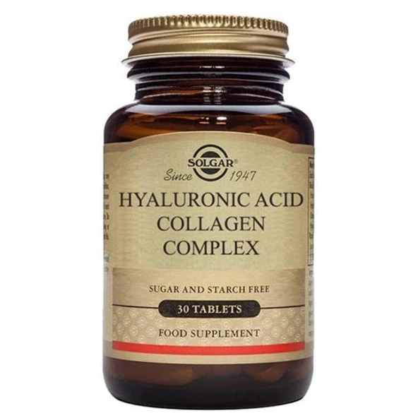 Solgar Hyaluronic Acid Collagen Complex 30 Tablet