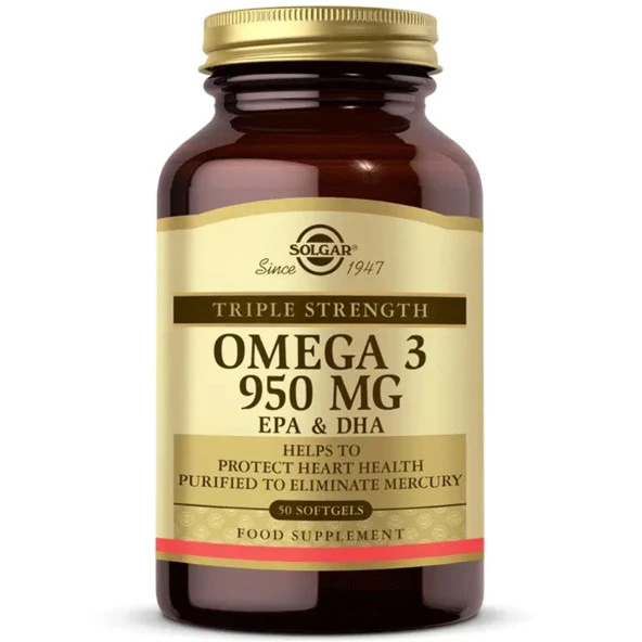 Solgar Omega-3 950 mg 50 Kapsül