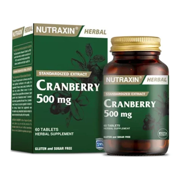 Nutraxin Cranberry 500 mg 60 Softgels