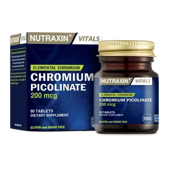 Nutraxin Chromium Picolinate 200 mcg 90 Tablet