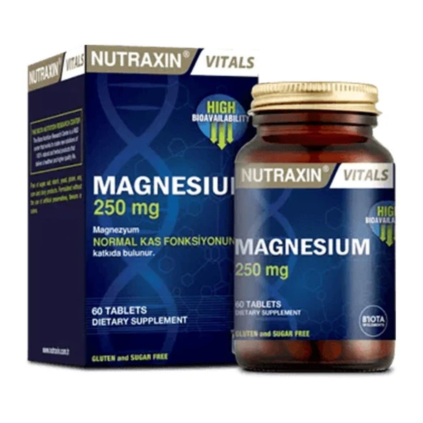 Nutraxin Magnesium Citrate 250 mg 60 Tablet