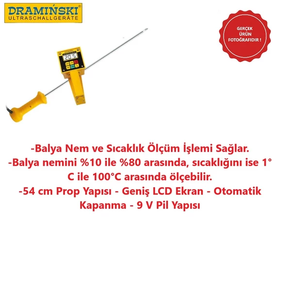 Draminski Hmm Saman ve Balya Nem Ölçer - 2