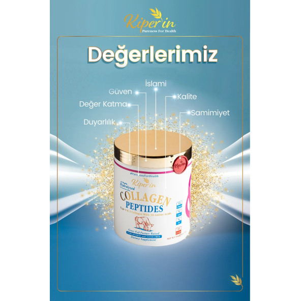 Kiperin Collagen Peptides 500 g Toz (50 Günlük) - 5