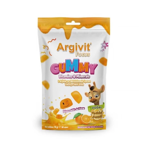 Argivit Focus Gummy 30 Çiğneme Tableti