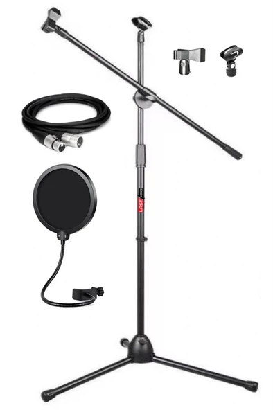 Lastvoice Ms06 Mikrofon Standı + Pop Filtre + XLR Kablo ürün görseli 1
