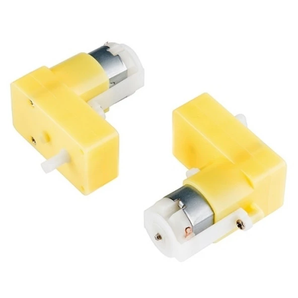 Robot Smart Car L Şekilli Tek-Şaftlı 3-6V DC Motor