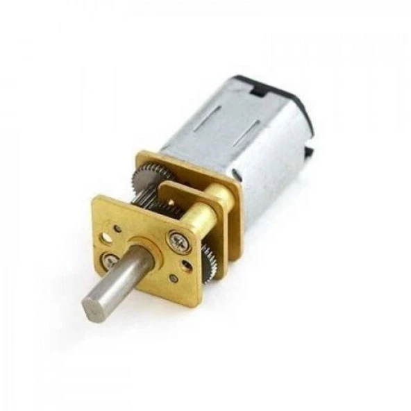 N20 12V DC 500 RPM 1:50 Mikro Metal Redüktörlü Motor