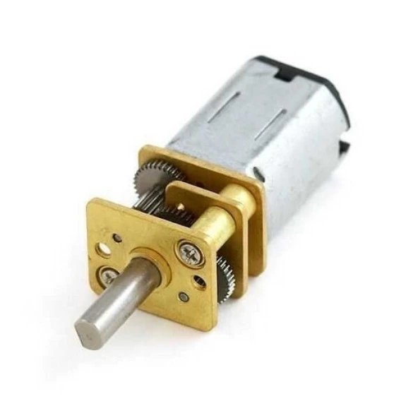 N20 12V DC 100 RPM Mikro Metal Redüktörlü Motor