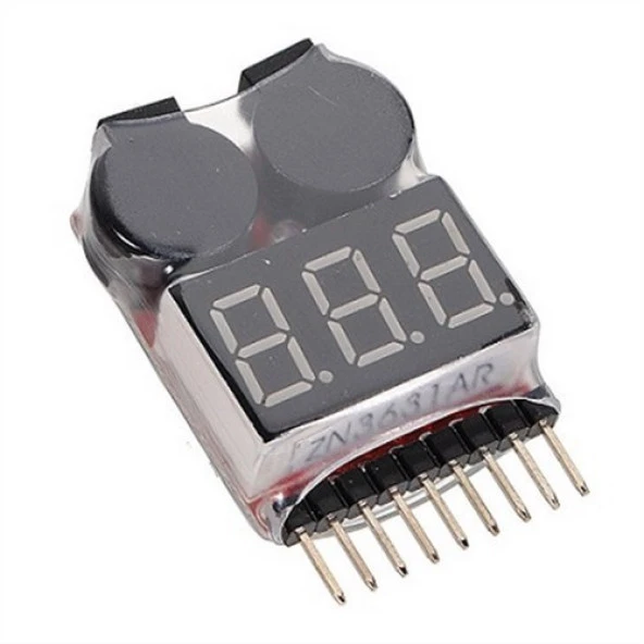 1-8S Lipo Seviye Ölçer ve Alarm Modülü