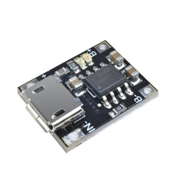 TC4056 TC4056A Micro USB 1S 5V-6V 4.2V 1A Lityum Batarya Şarj Kartı ürün görseli