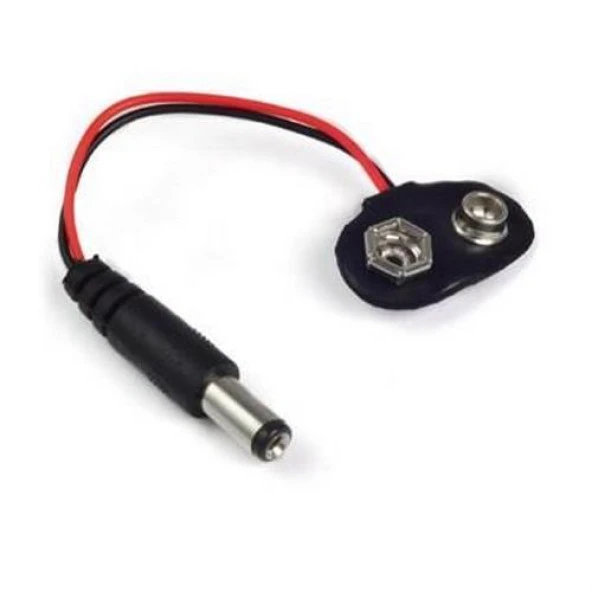 9V DC Batarya Soketi