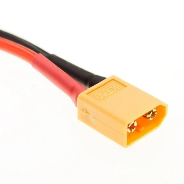 12AWG 15cm XT60 Erkek Kablo