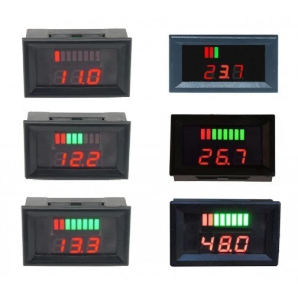 Kırmızı Doluluk Seviyesi Göstergeli 48V Kuru Akü Lityum Batarya Kapasite Test Edici - Resim 2