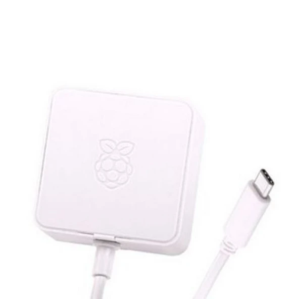 Orjinal Raspberry Pi 4B USB C Tipi 5V 3A Adaptör - Resim 2