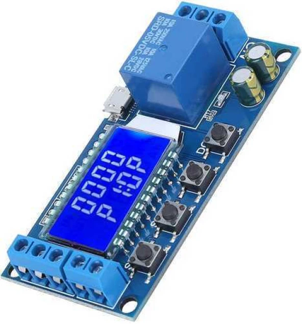 Zamanlayıcılı Röle Modülü (LCD Ekranlı) ürün görseli