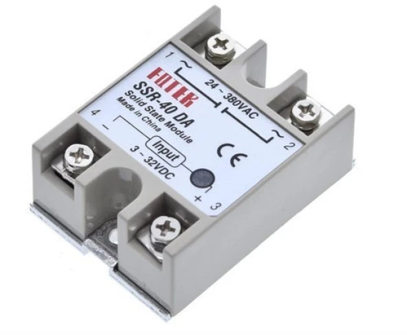 SSR-40DA 40A Sıcaklık Kontrollü Solid State Röle