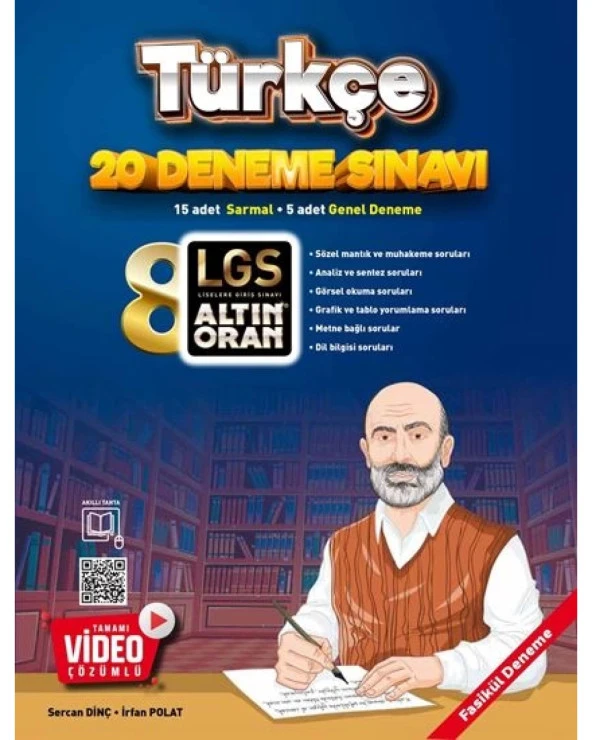 LGS ALTIN ORAN 8.SINIF TÜRKÇE 20 DENEME SINAVI