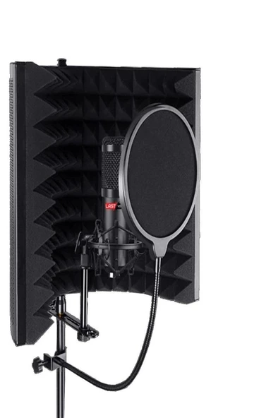 Lastvoice Pack Set-3 BM800 Mikrofon + Stand + Yalıtım Paneli + Filtre + Stüdyo Mikser - Resim 2