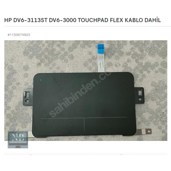 HP DV6-3113ST DV6-3000 TOUCHPAD FLEX KABLO DAHİL