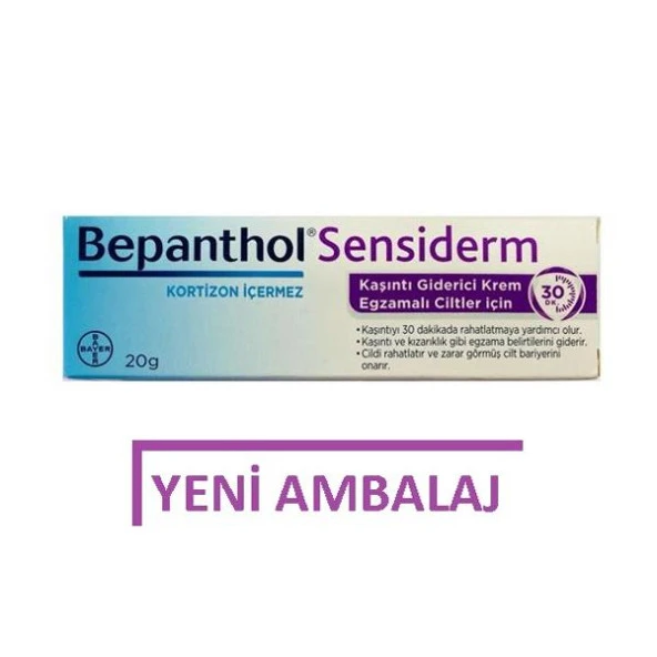 Bepanthol Sensiderm Krem 20 Gr - SKT:11/2027 - 1